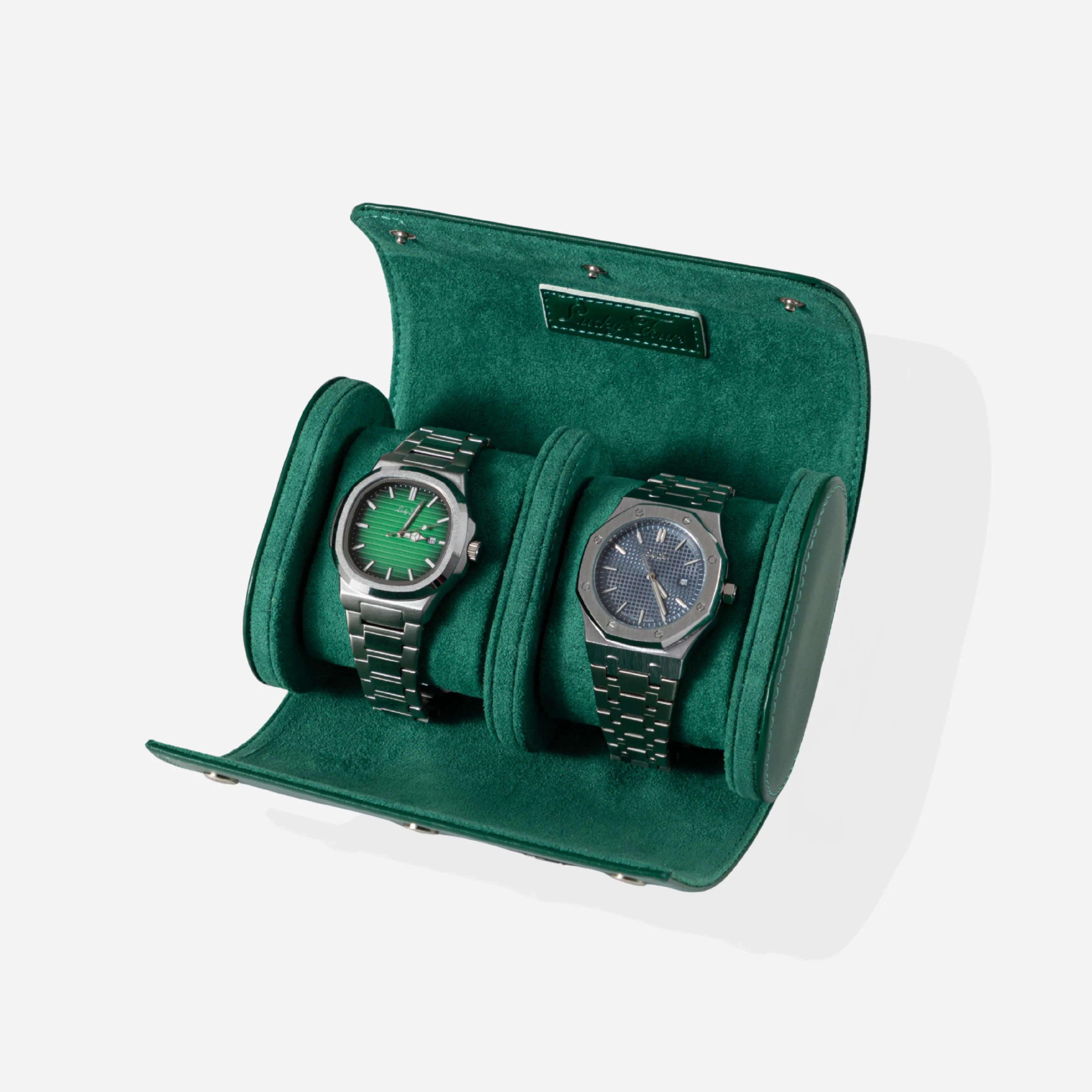 Premium Leather Watch Roll